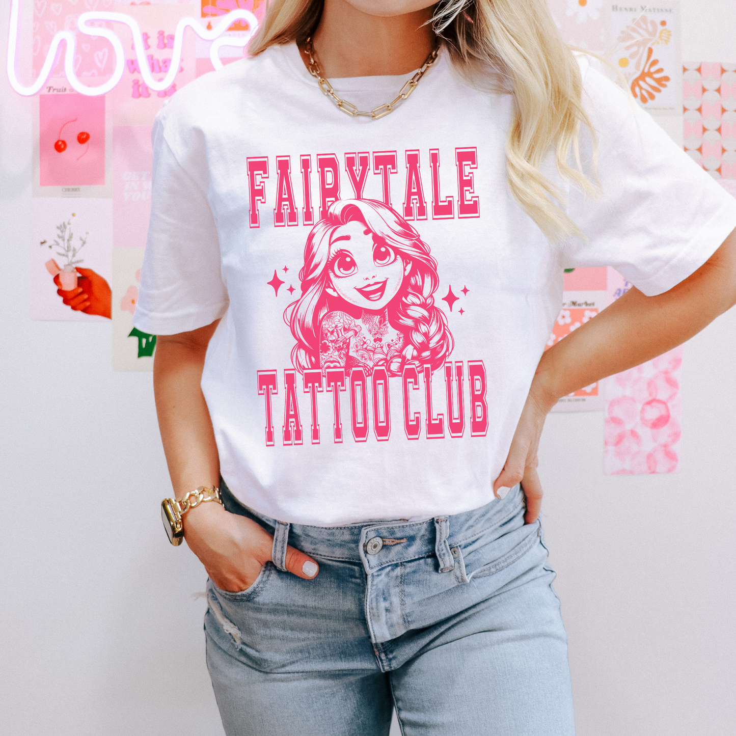 Fairytale Tattoo Club-Elsa Graphic Tee