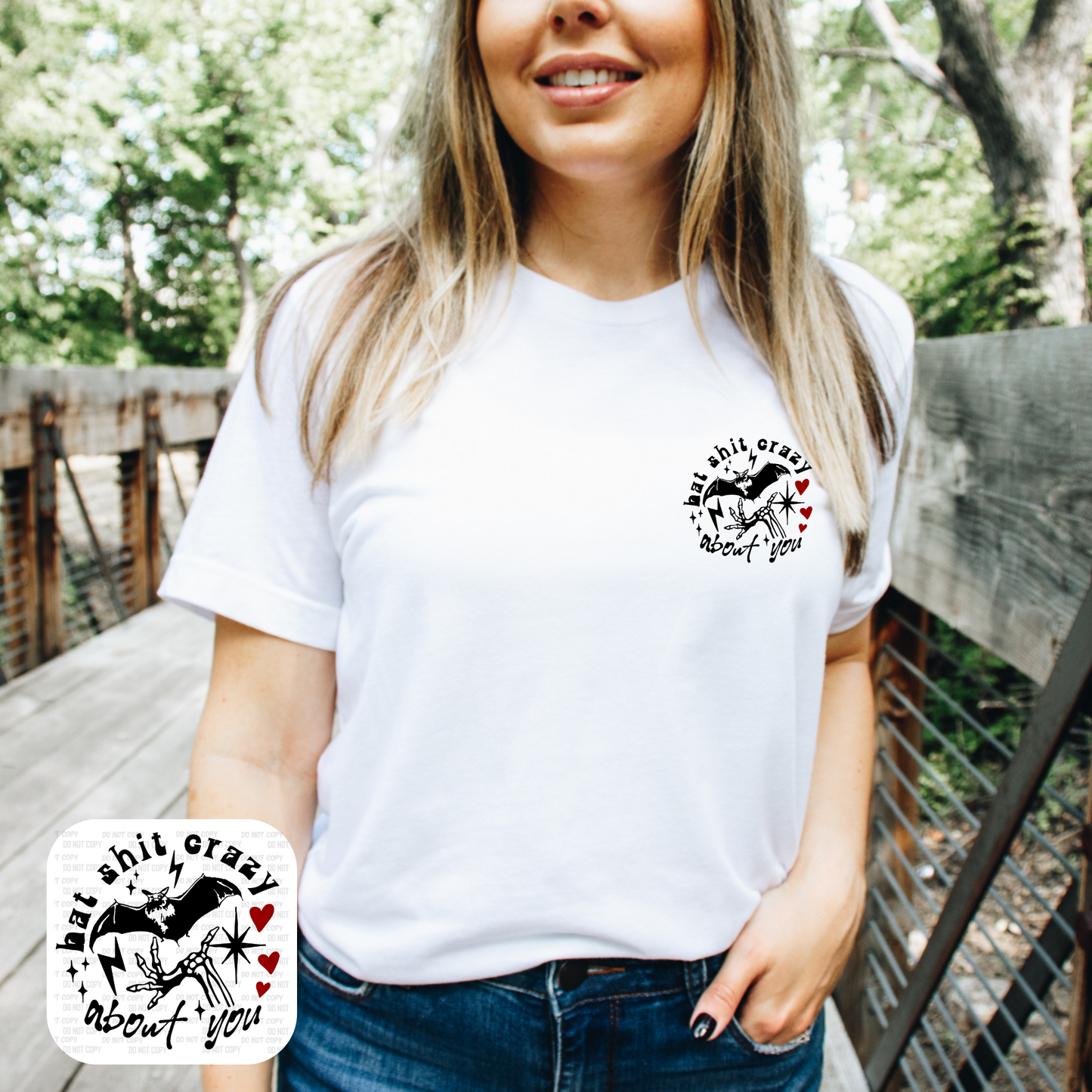 Bat Shit Crazy About You Graphic Tee
