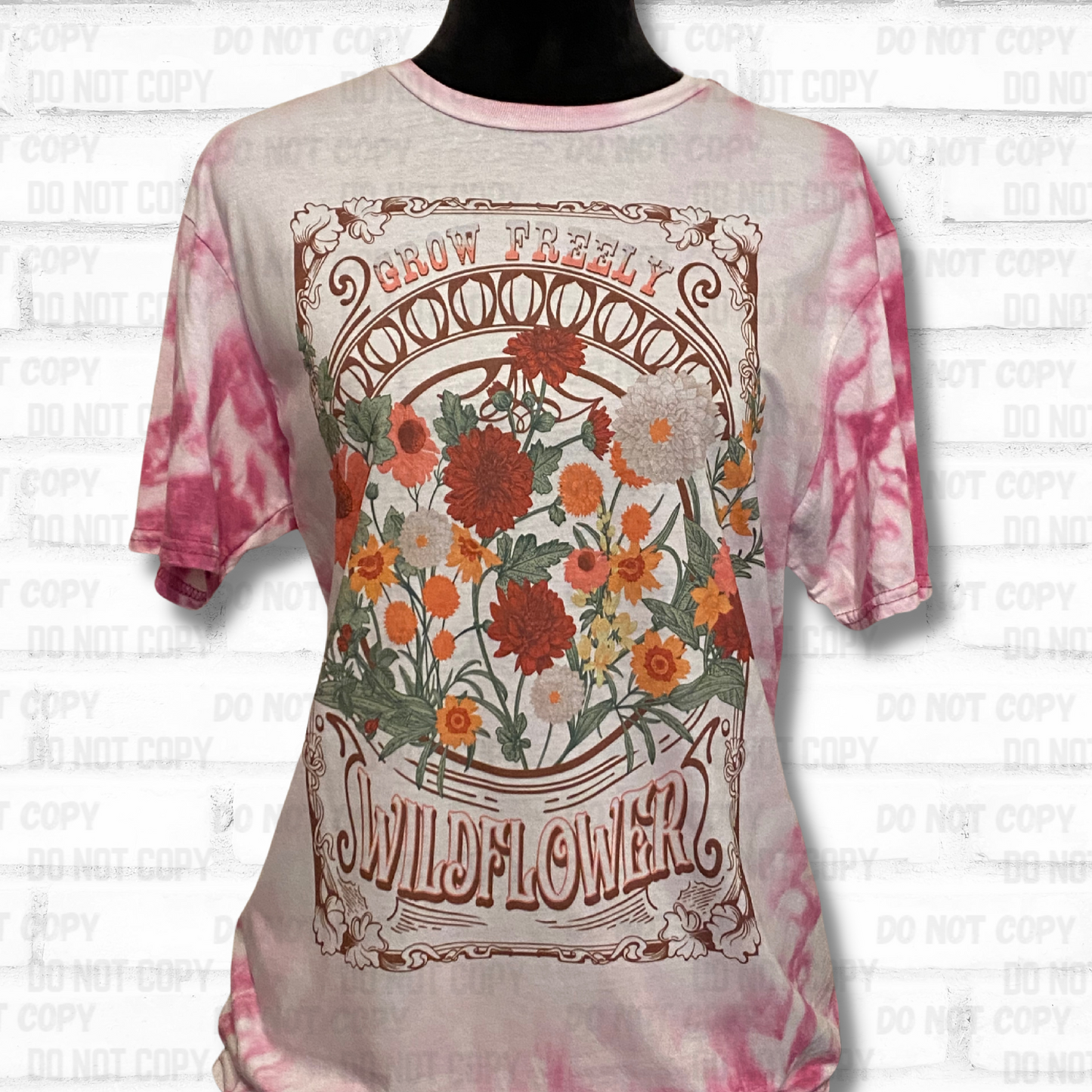 GROW FREELY BLEACHED GRAPHIC TEE