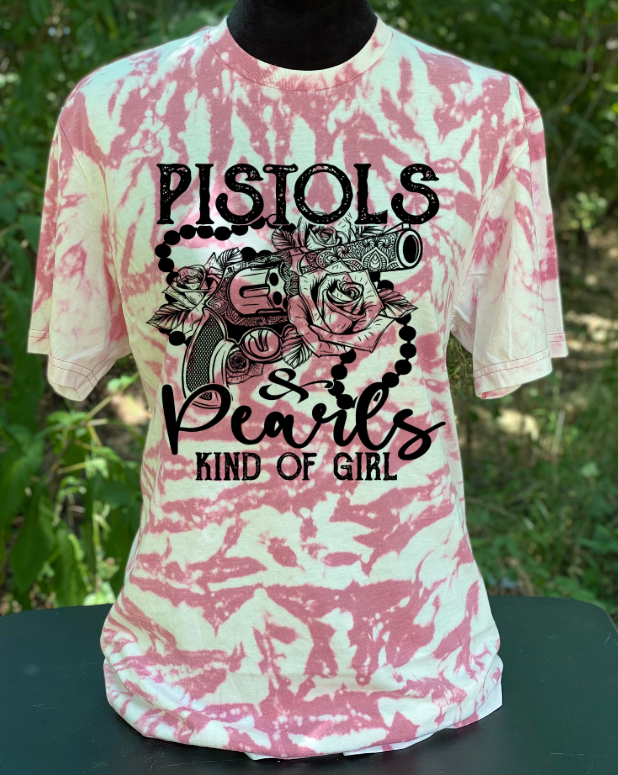 Pistols and Pearls Graphic Tee