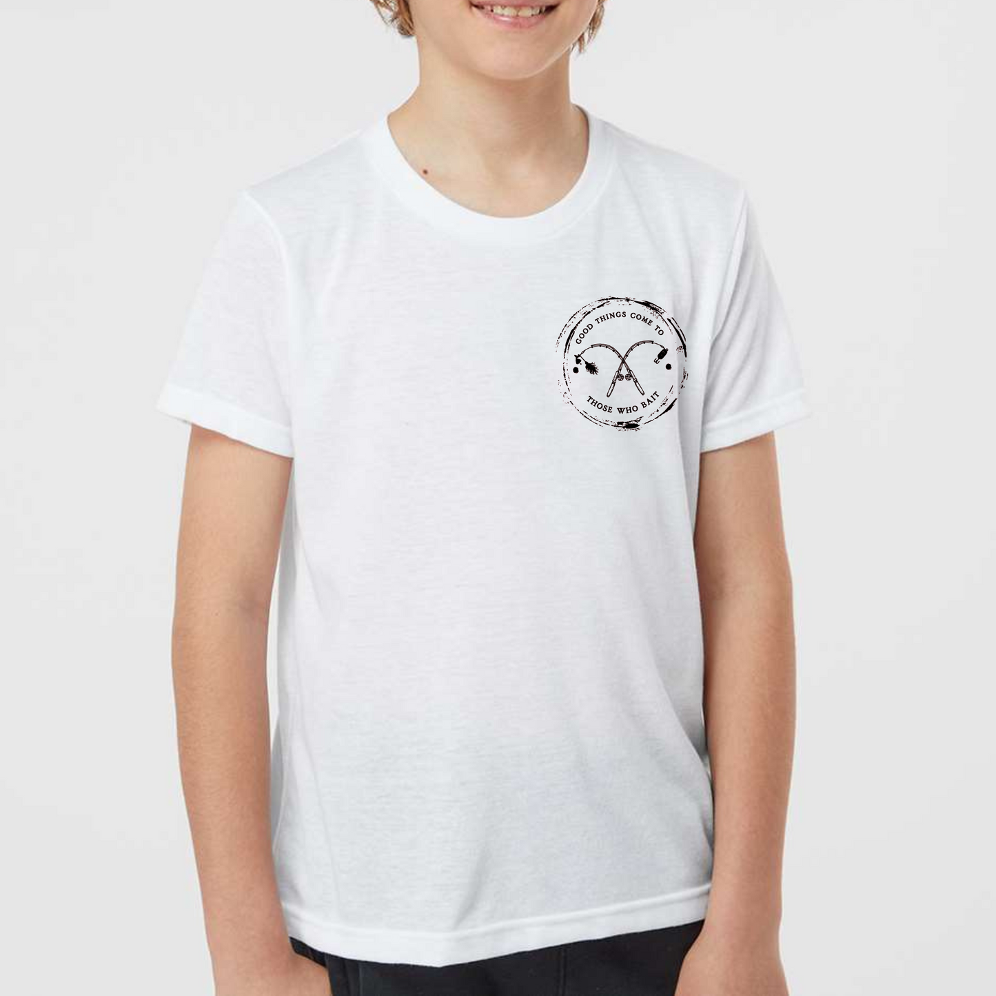 Good Things Come to Those Who Bait Youth Graphic Tee