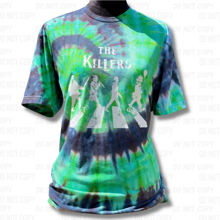 The Killers Green Venom Tie Dye Graphic Tee