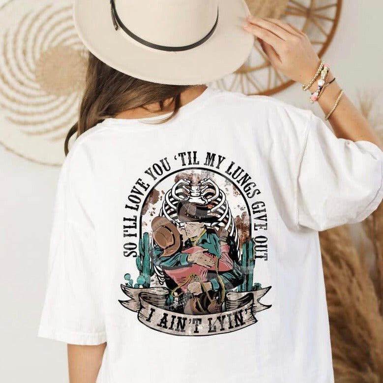 Till My Lungs Give Out Graphic Tee