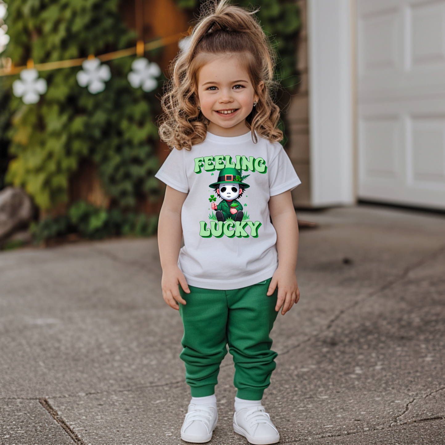 Feeling Lucky Graphic Tee-MICHAEL