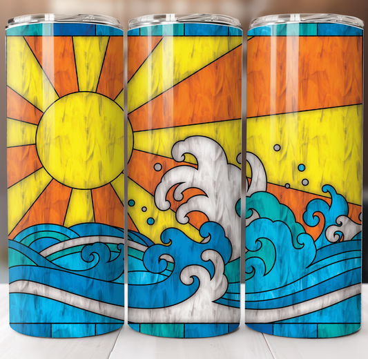 Sunshine Waves Insulated Tumbler