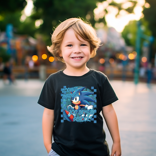 Zoomed Through 100 Days of School! Youth Graphic Tee