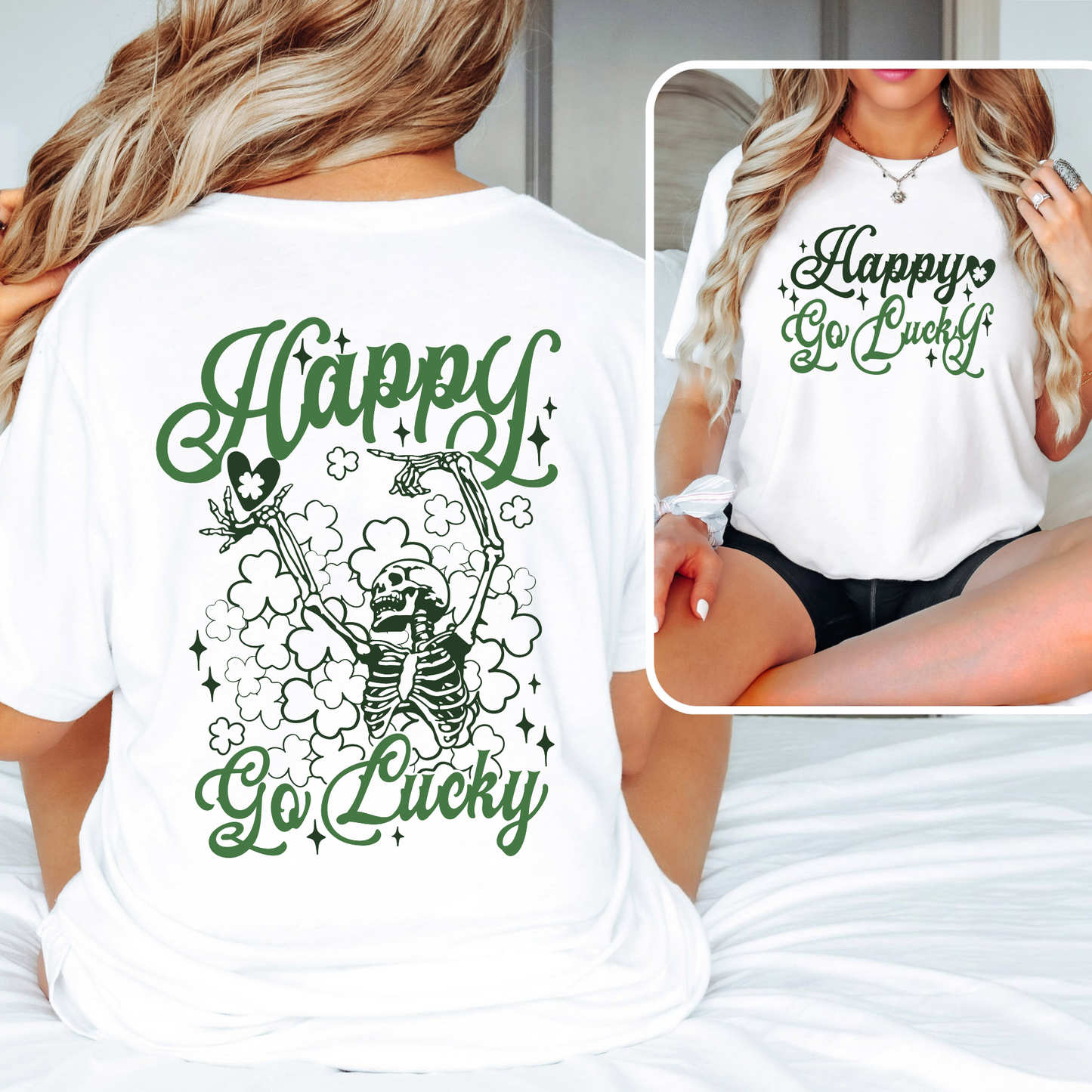 Happy Go Lucky Graphic Tee