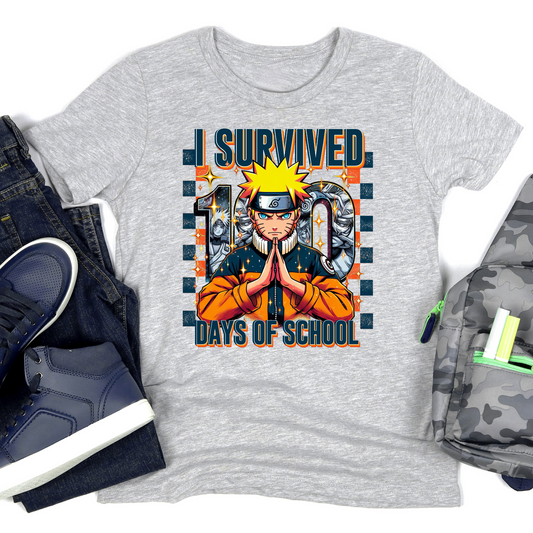 I Survived 100 Days of School Youth Graphic Tee