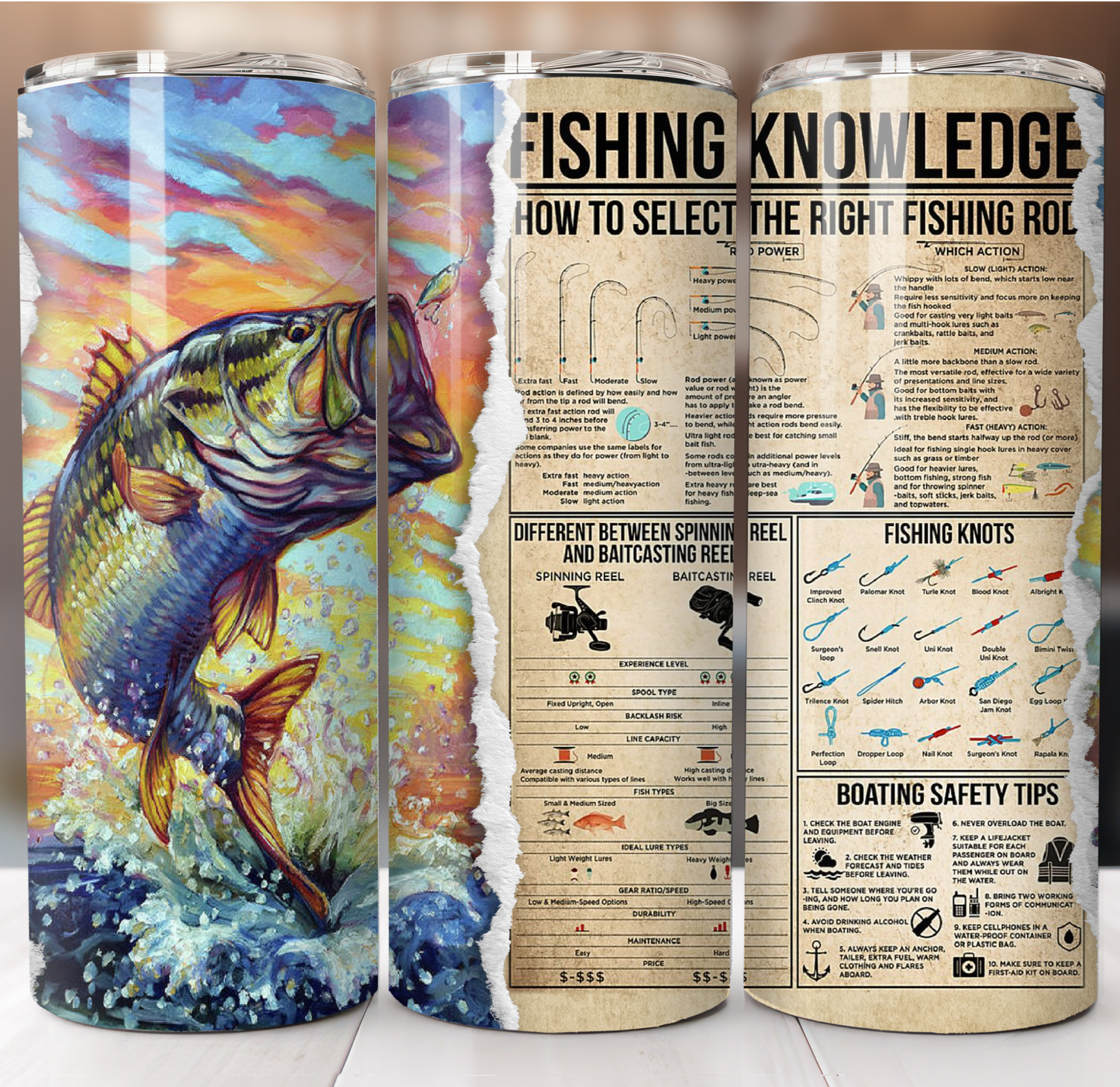 Fishing Knowledge Insulated Tumbler