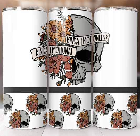 Kinda Emothional Kinda Emotionless Insulated Tumbler