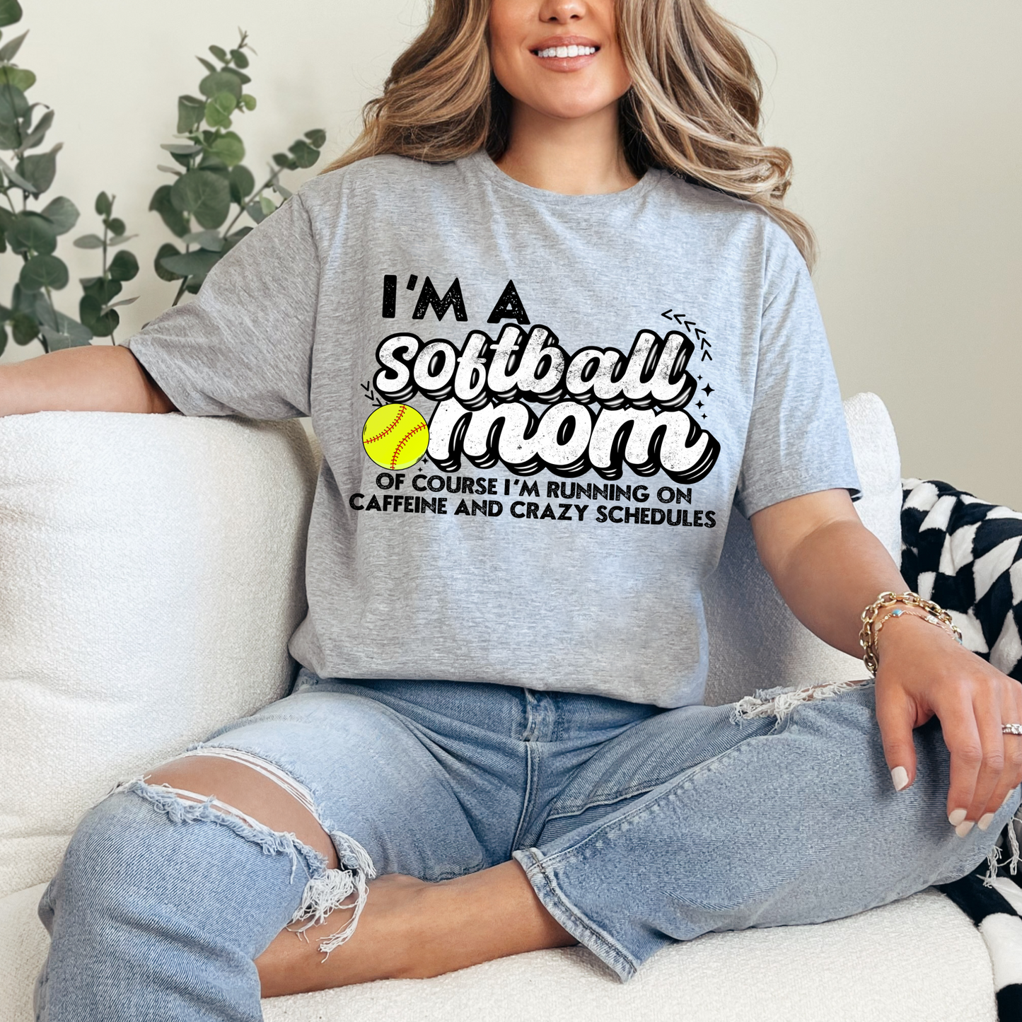 Softball Mom Graphic Tee