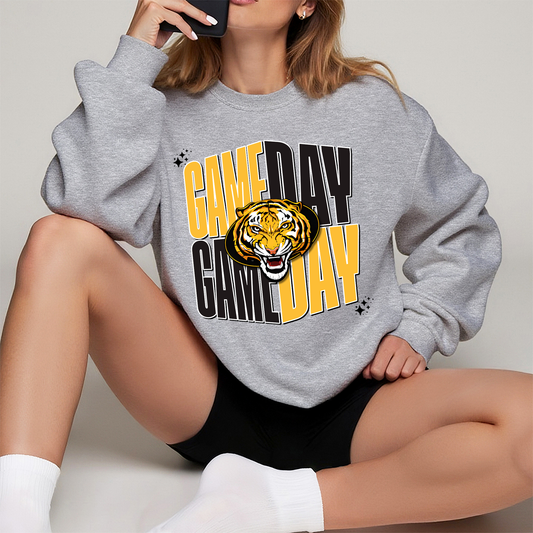 Prairie Grove Tigers Game Day Crewneck Sweatshirt
