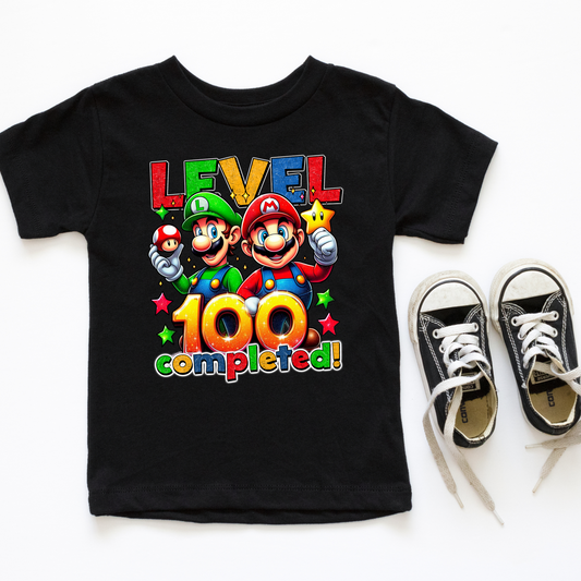 Level 100 Completed Youth Graphic Tee