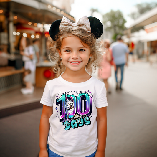 100 Llamazing Days Youth Graphic Tee