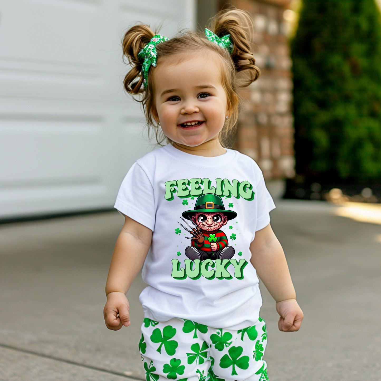 Feeling Lucky Graphic Tee-FREDDY