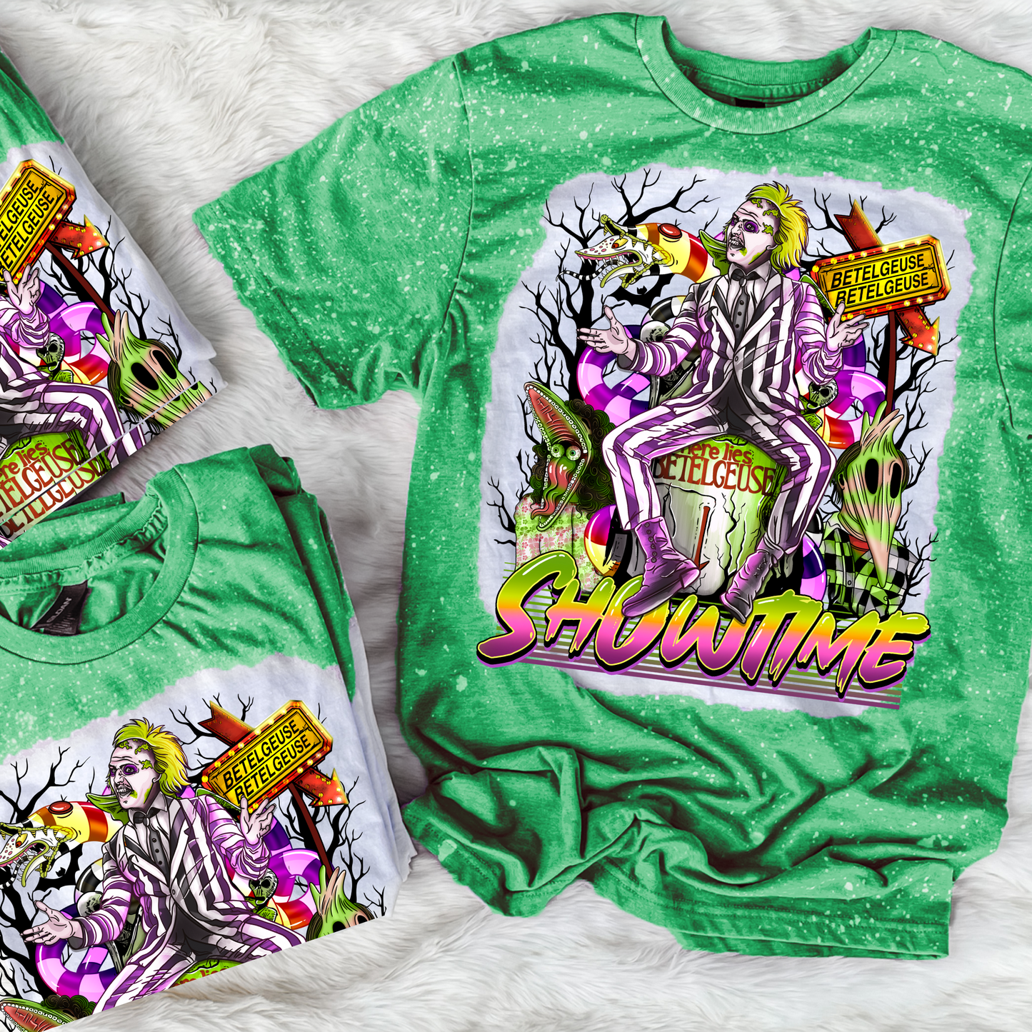 It's Showtime Bleached Graphic Tee