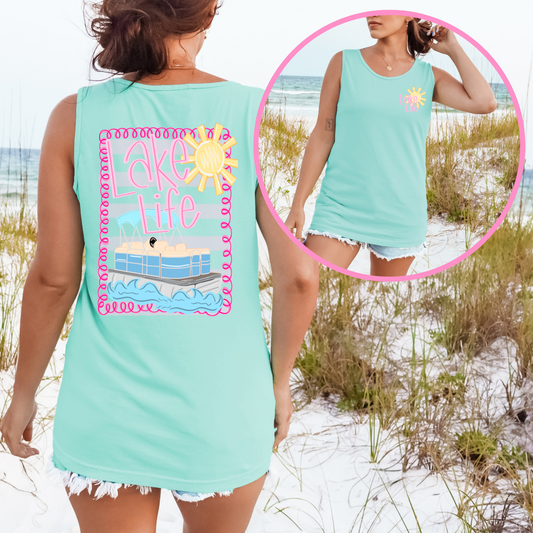Lake Life Graphic Tank