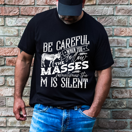 Don't Follow The Masses-Black Graphic Tee
