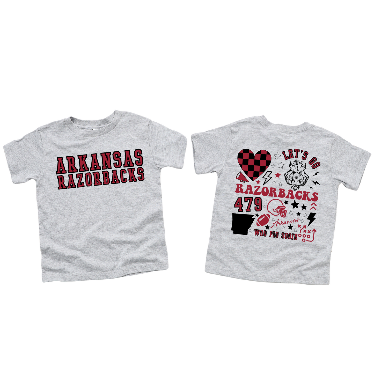 Let’s Go Razorbacks Youth Graphic Tee