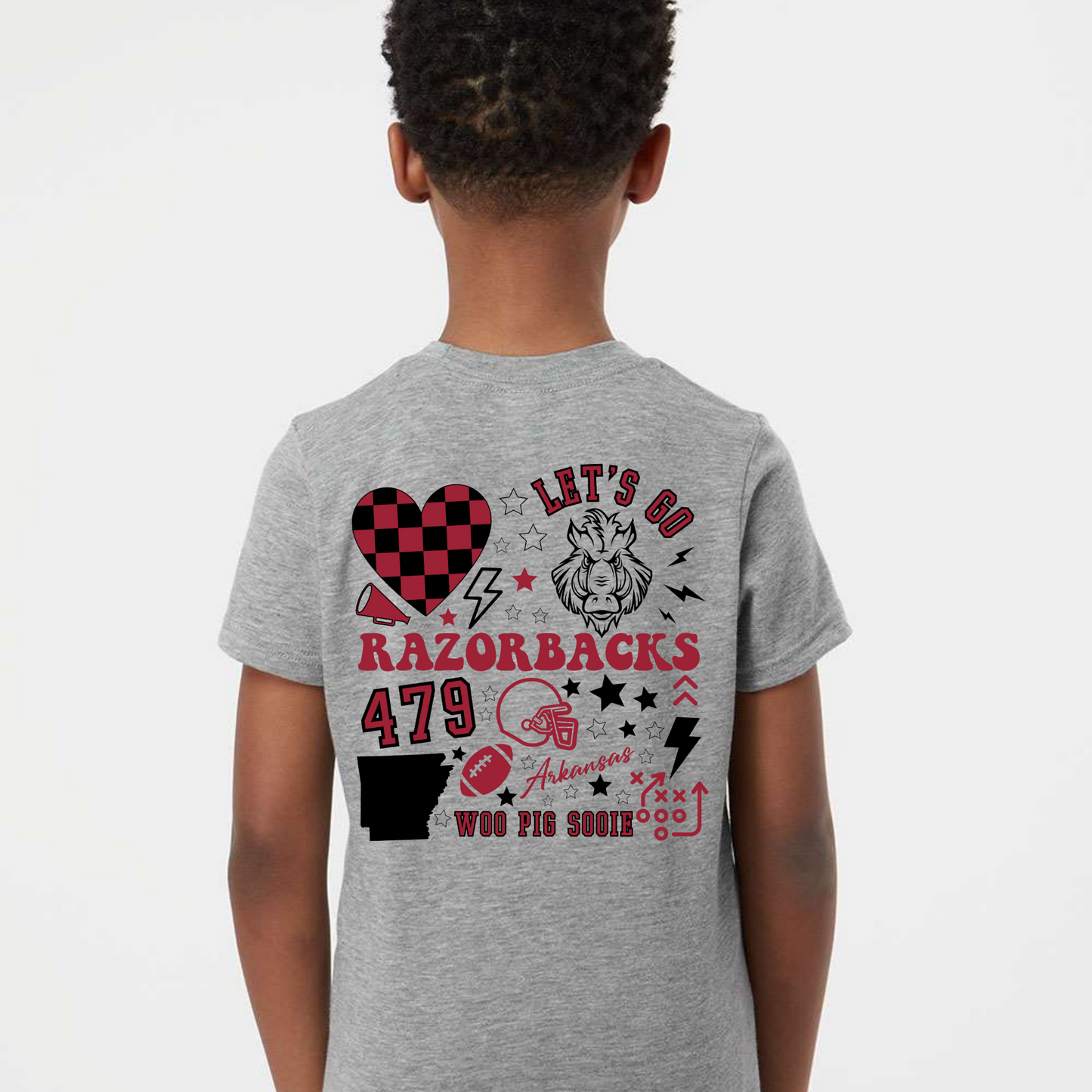 Let’s Go Razorbacks Youth Graphic Tee