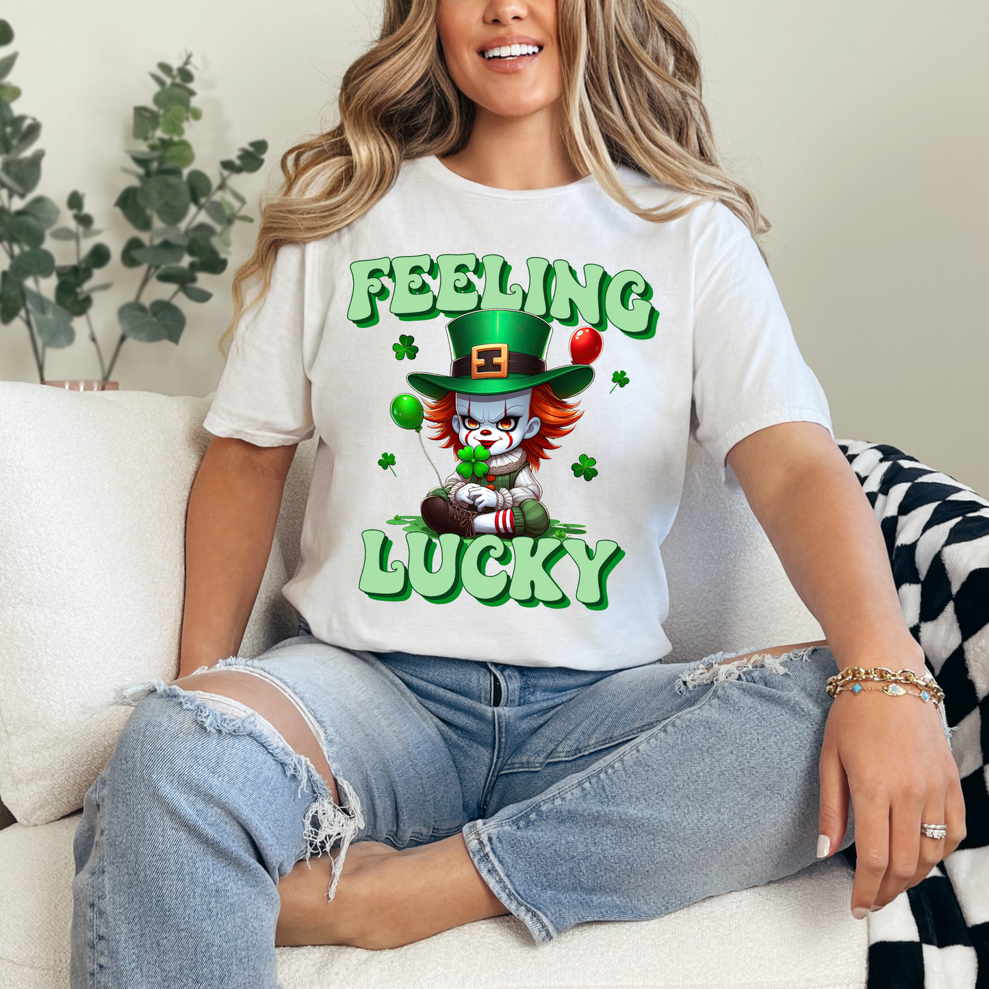 Feeling Lucky Graphic Tee-Pennywise