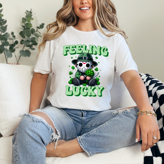 Feeling Lucky Graphic Tee-JASON