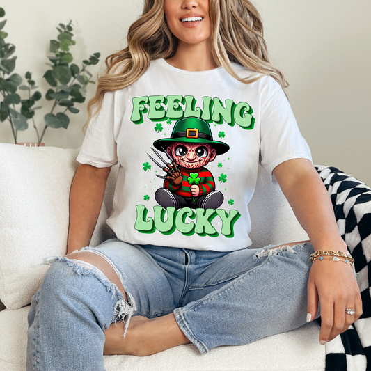 Feeling Lucky Graphic Tee-FREDDY