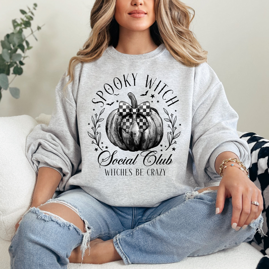 Spooky Witch Social Club Graphic Crew