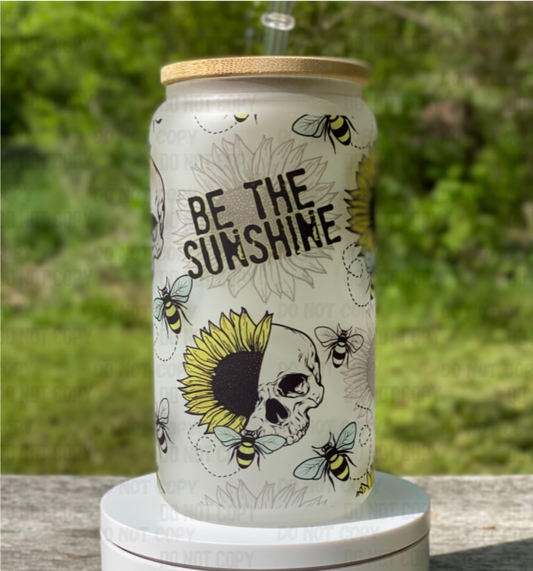 BEE THE SUNSHINE GLASS