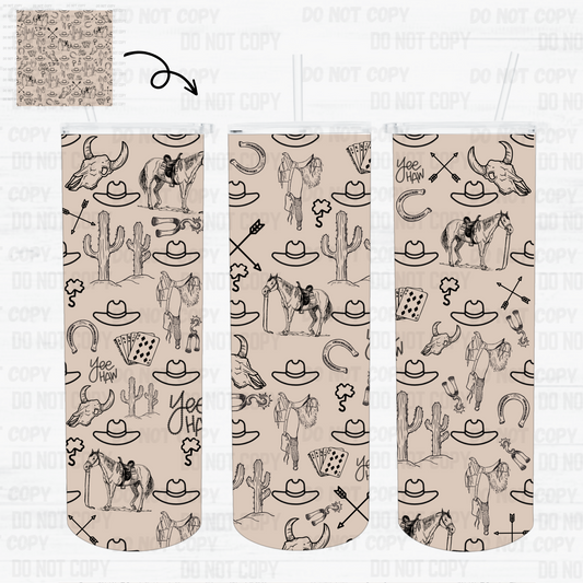 BOHO TAN YEE HAW Insulated Tumbler