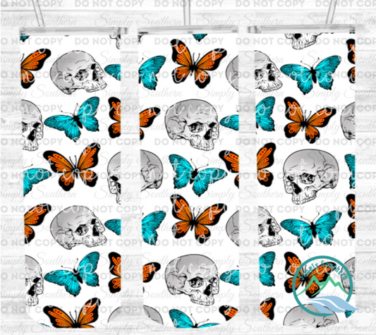 BUTTERFLY SKELLIE TUMBLER