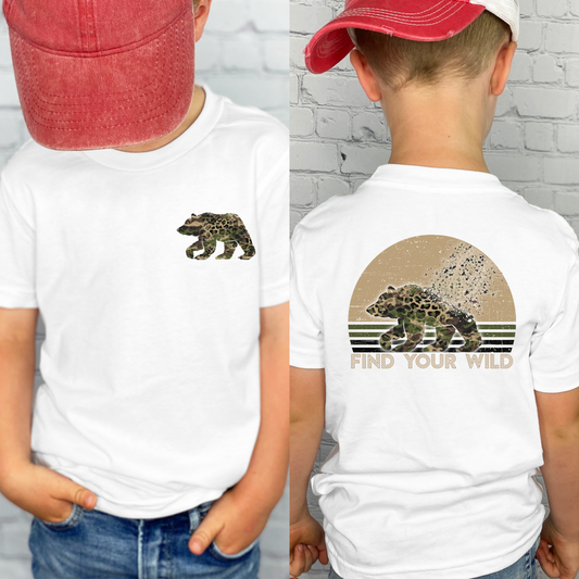 Find Your Wild Graphic Tee-Youth