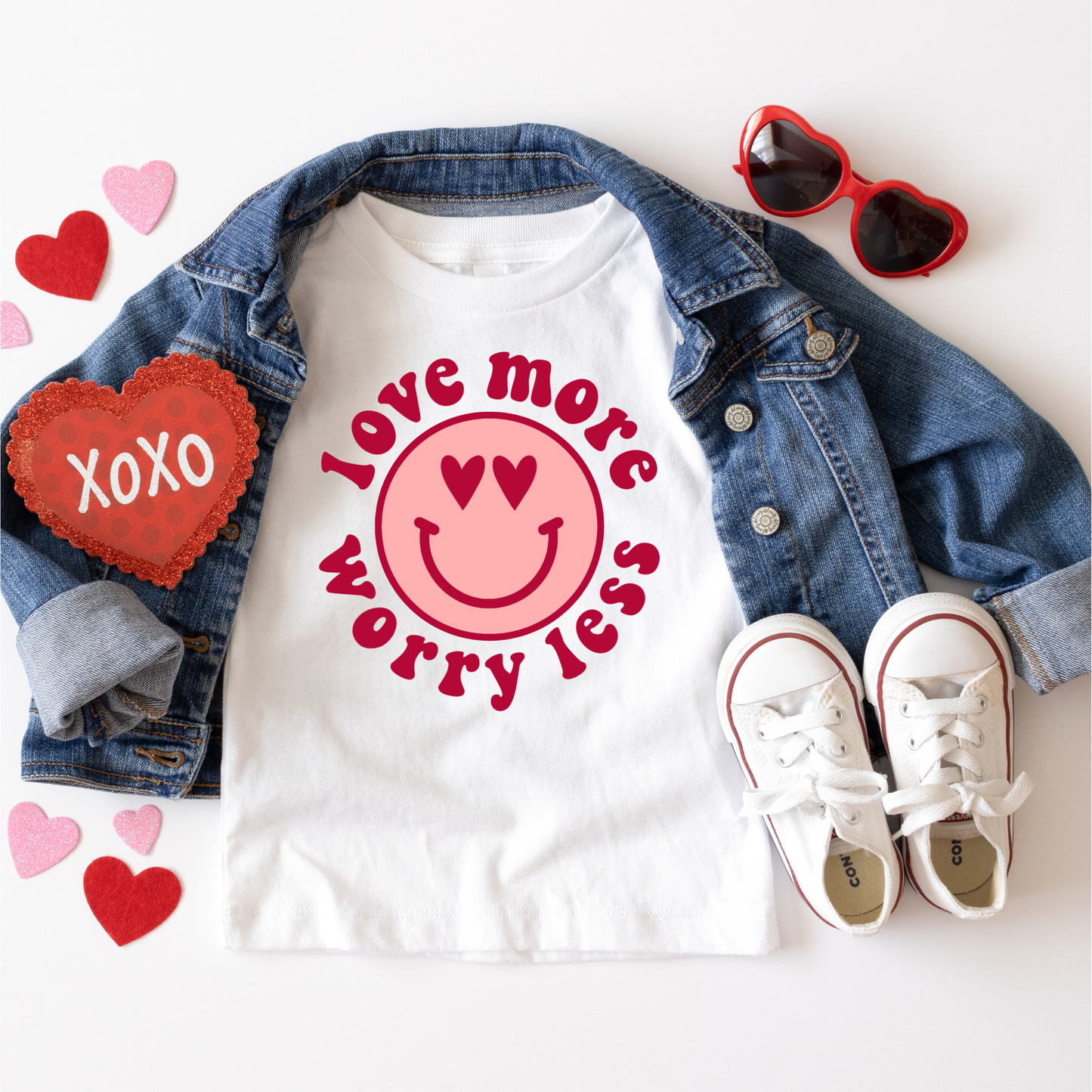 Love More Worry Less Graphic Tee