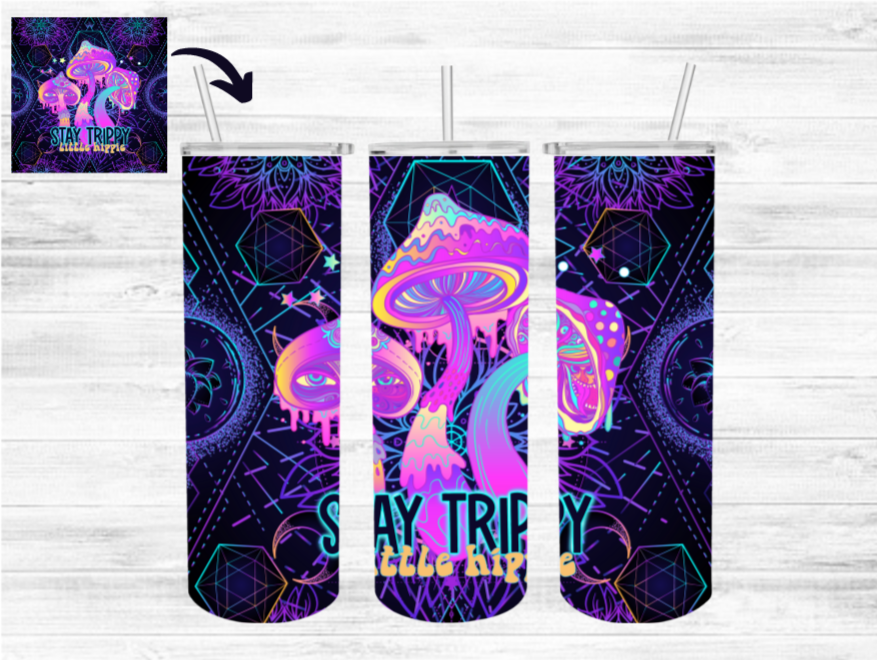 Stay Trippy Little Hippie Insulated Tumbler