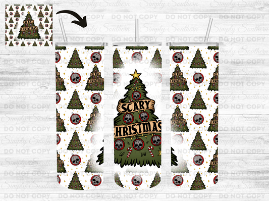 Scary Christmas Insulated Tumbler