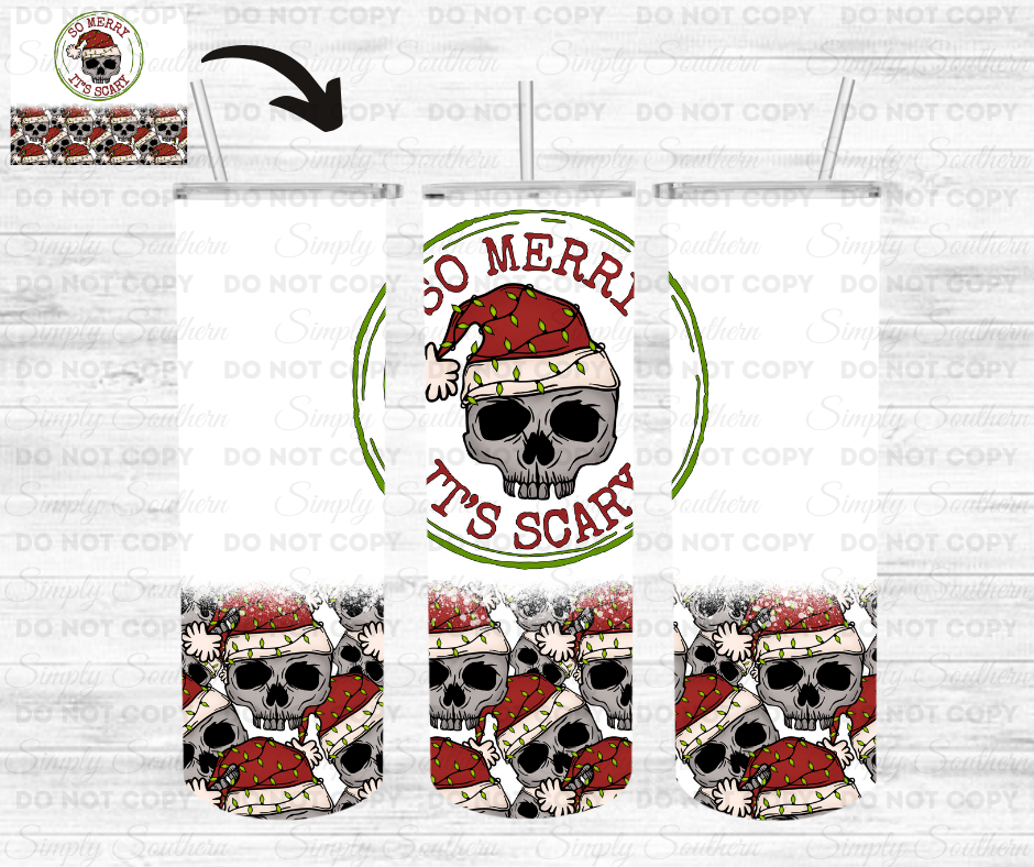 So Merry It's Scary Insulated Tumbler
