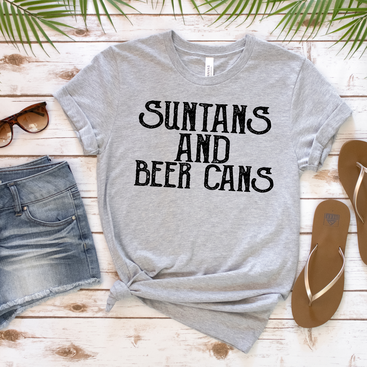 SUNTANS & BEER CANS Graphic Tee