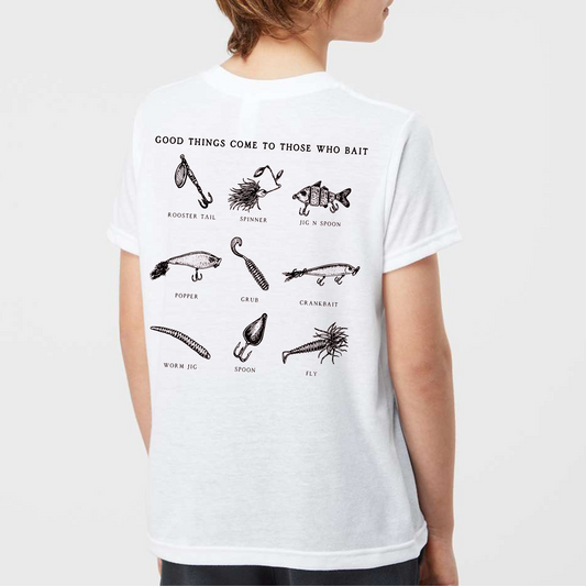 Good Things Come to Those Who Bait Youth Graphic Tee