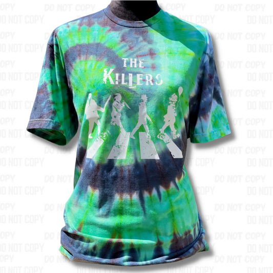 The Killers Green Venom Tie Dye Graphic Tee