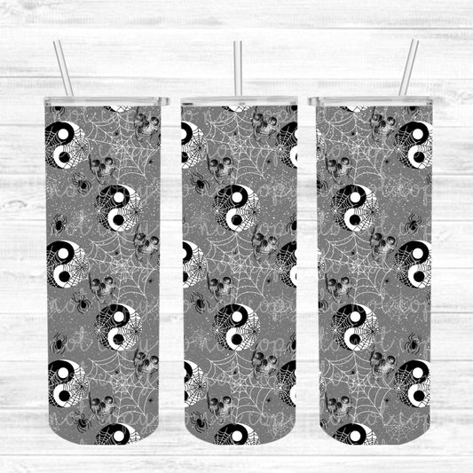 Spooky Ying Yang Insulated Tumbler